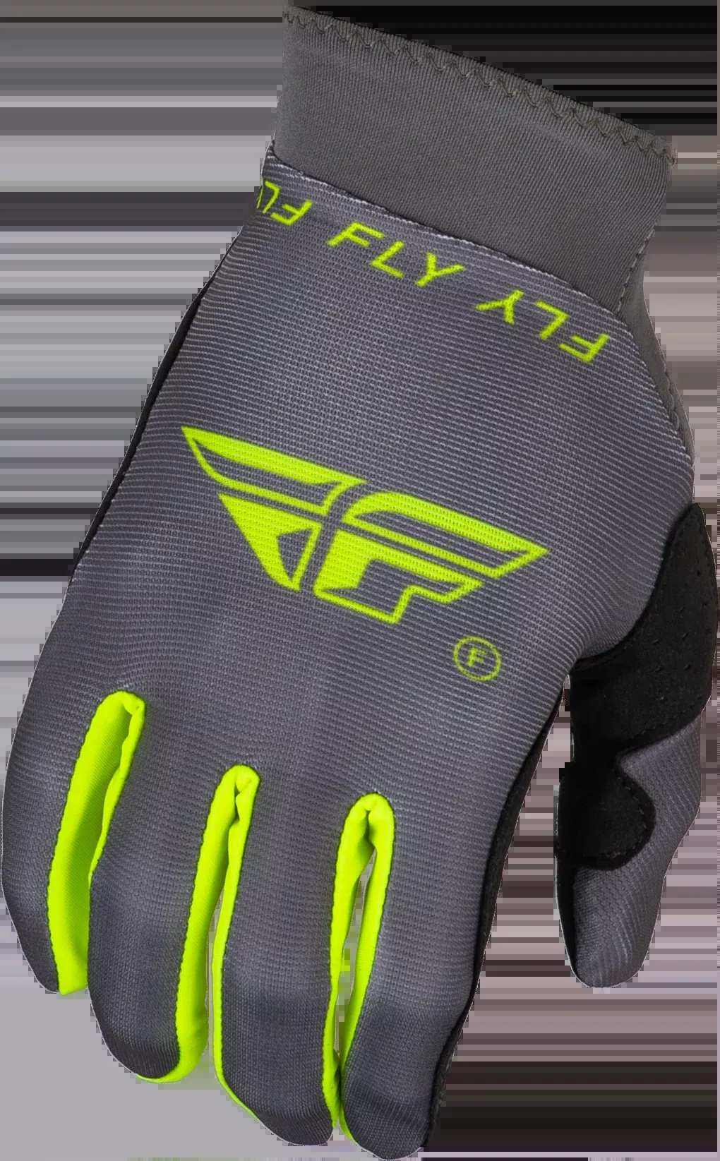 Fly Racing Pro Lite Gloves Charcoal/Hi-Vis 3x 377-0423X