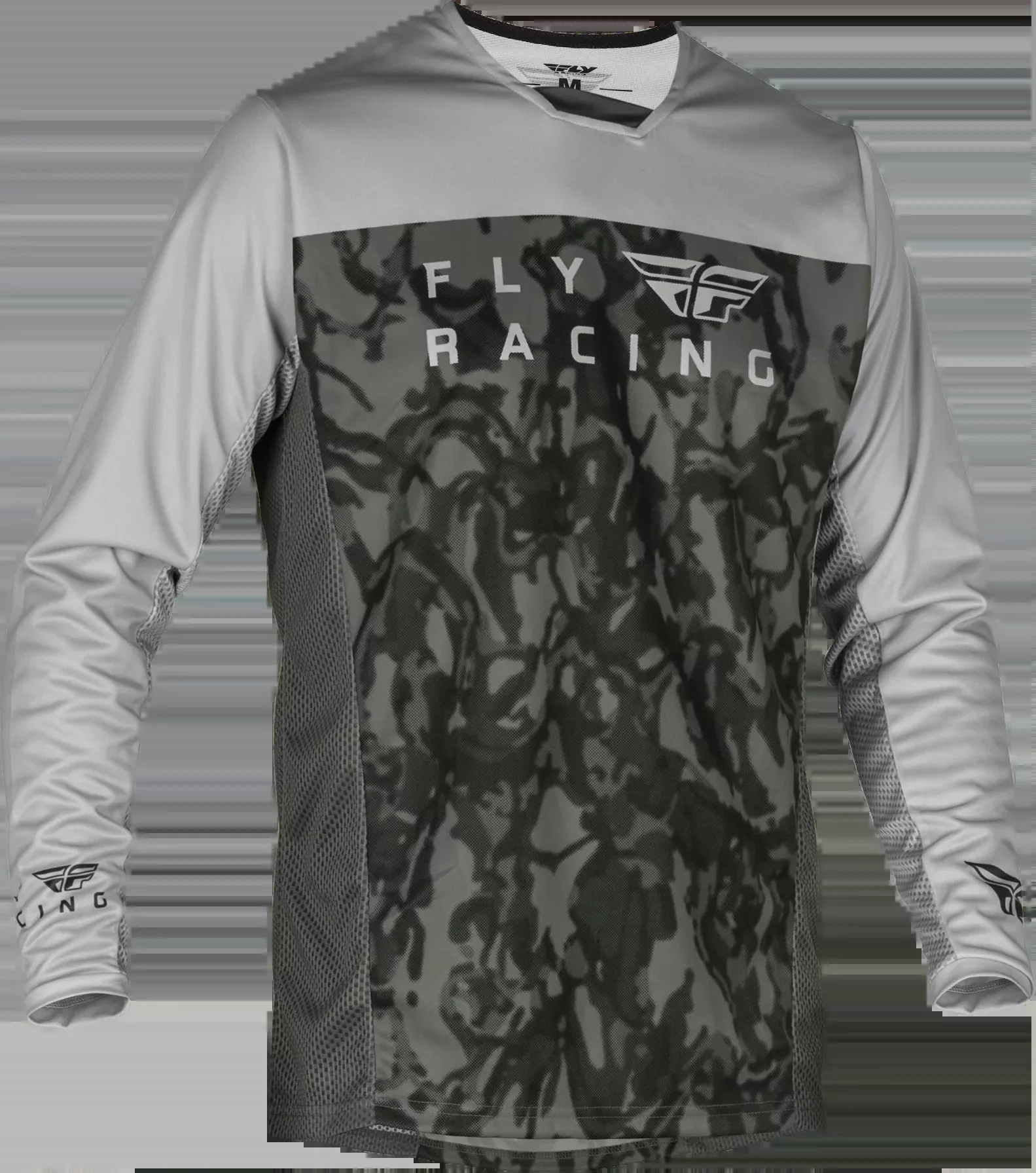 Fly Racing Radium Jersey Dark Grey Camo/Grey Md 376-052M