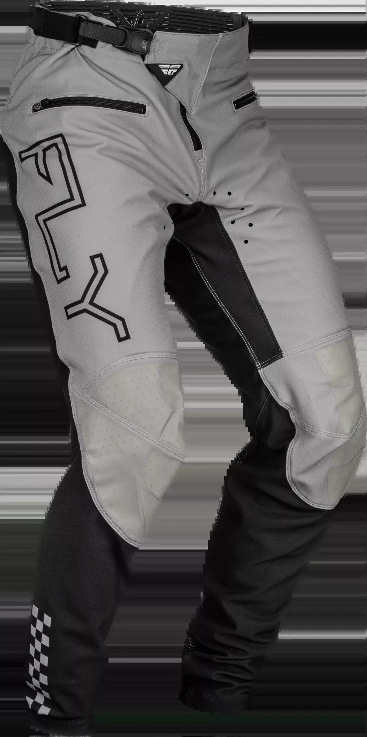 Fly Racing Rayce Bicycle Pants Black/Grey Sz 30 377-06130