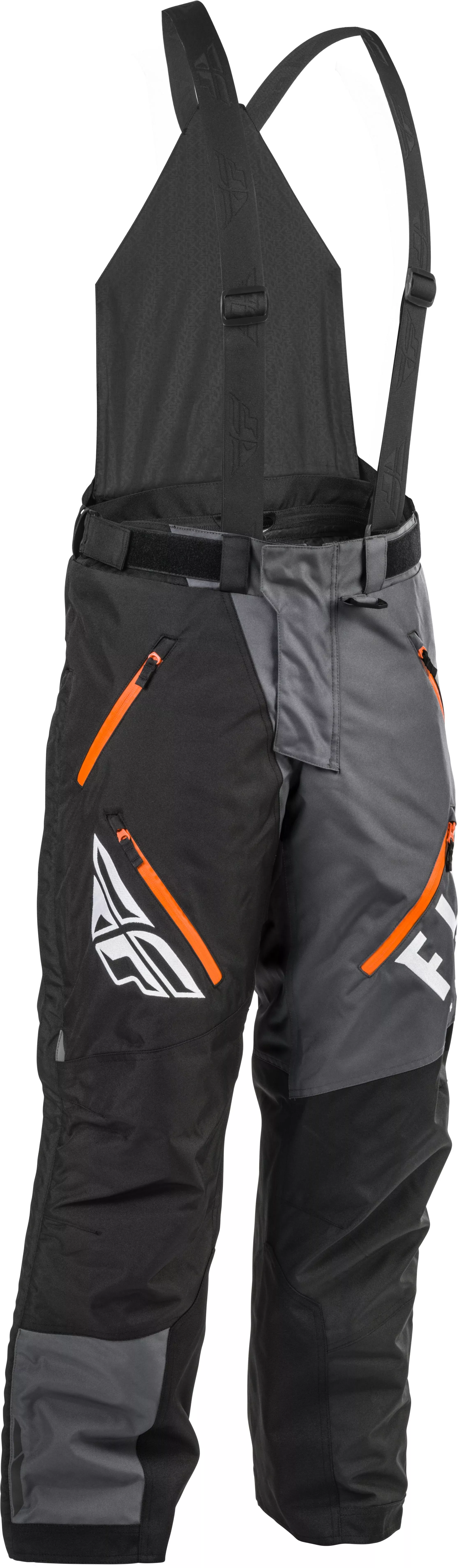 Fly Racing Snx Pro Bib Black/Grey/Orange Xl 470-4251X