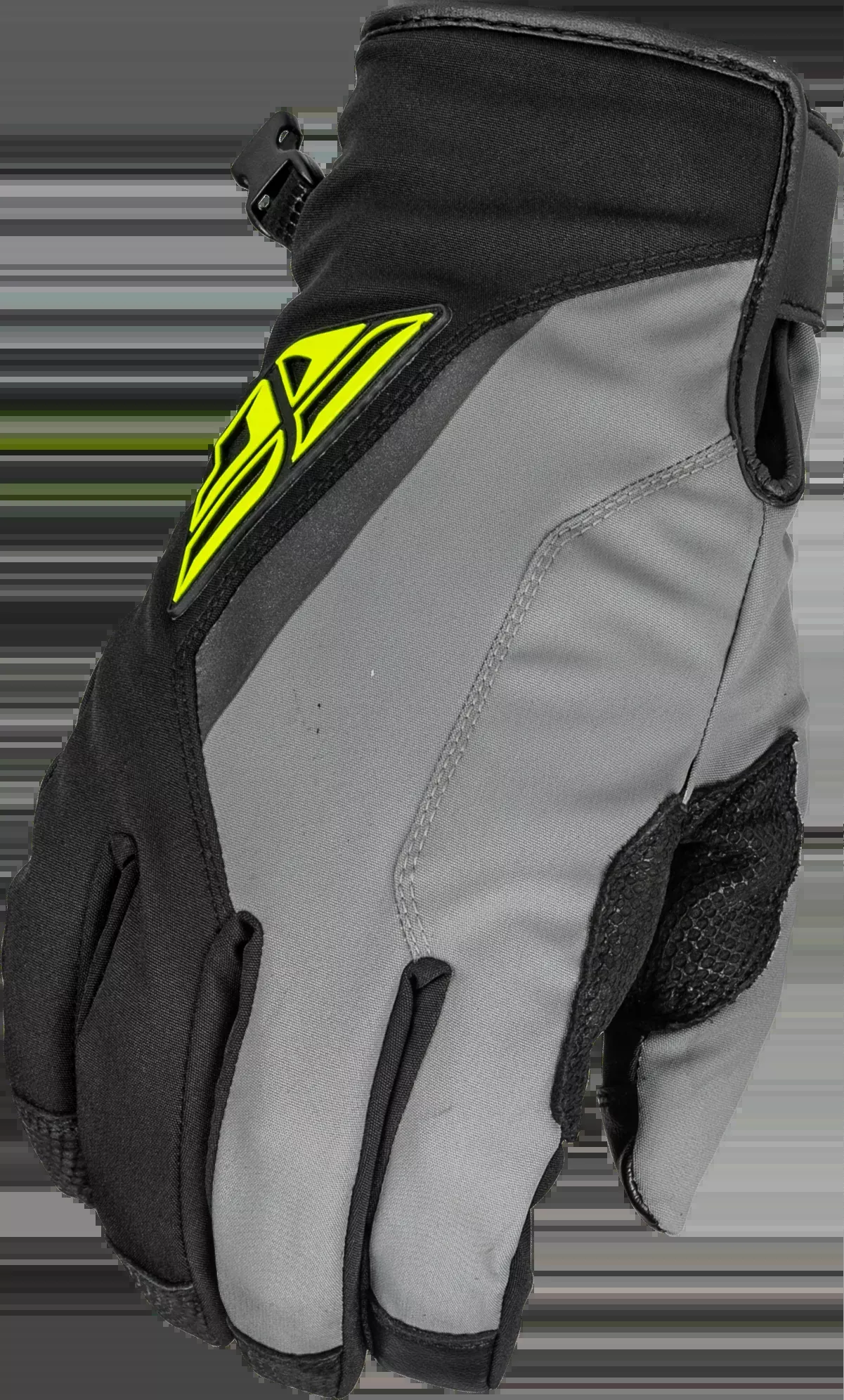 Fly Racing Title Long Gloves Black/Grey/Hi-Vis 3x 371-06113X