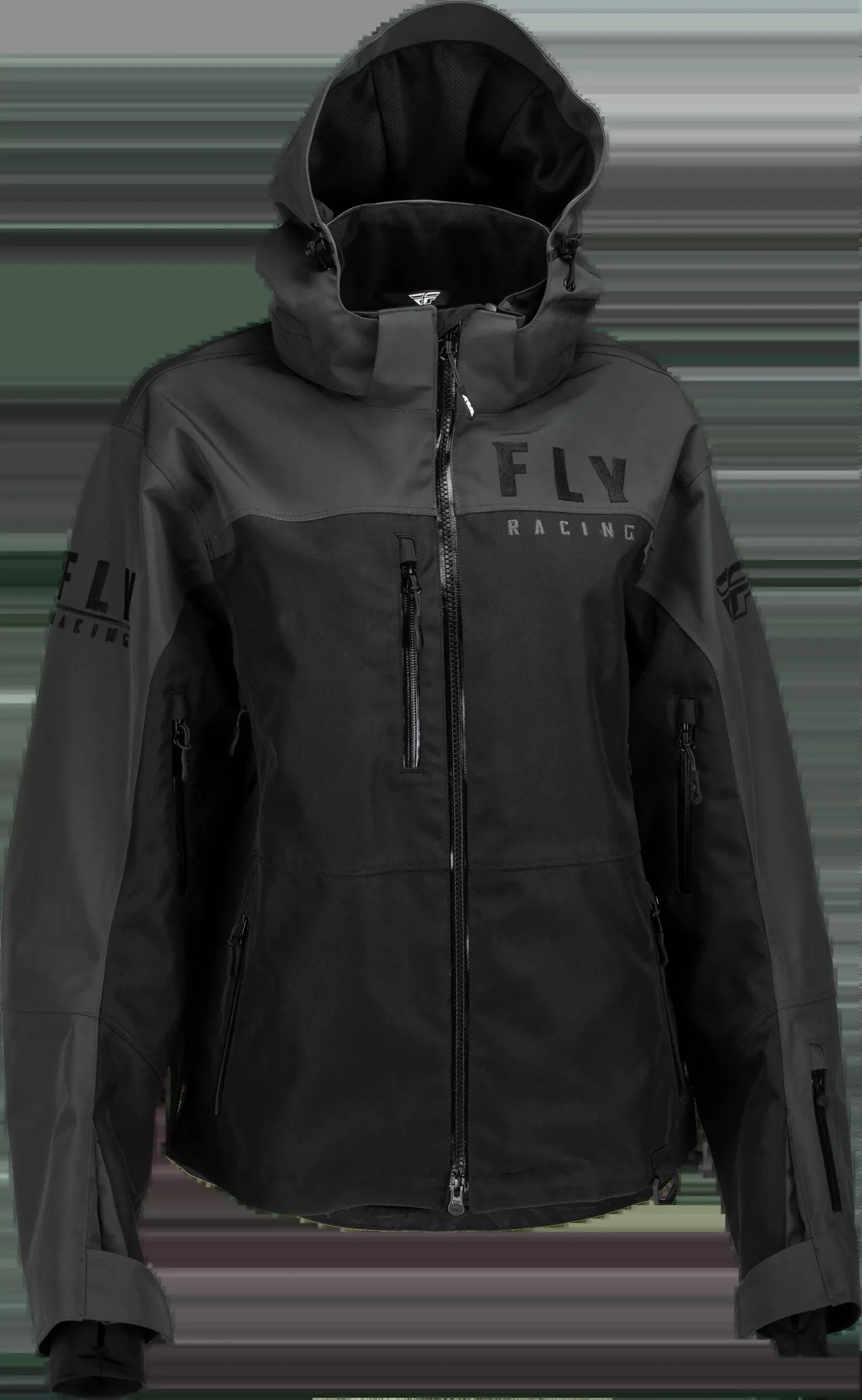 Fly Racing Women’S Carbon Jacket Black/Grey 2x 470-45002X