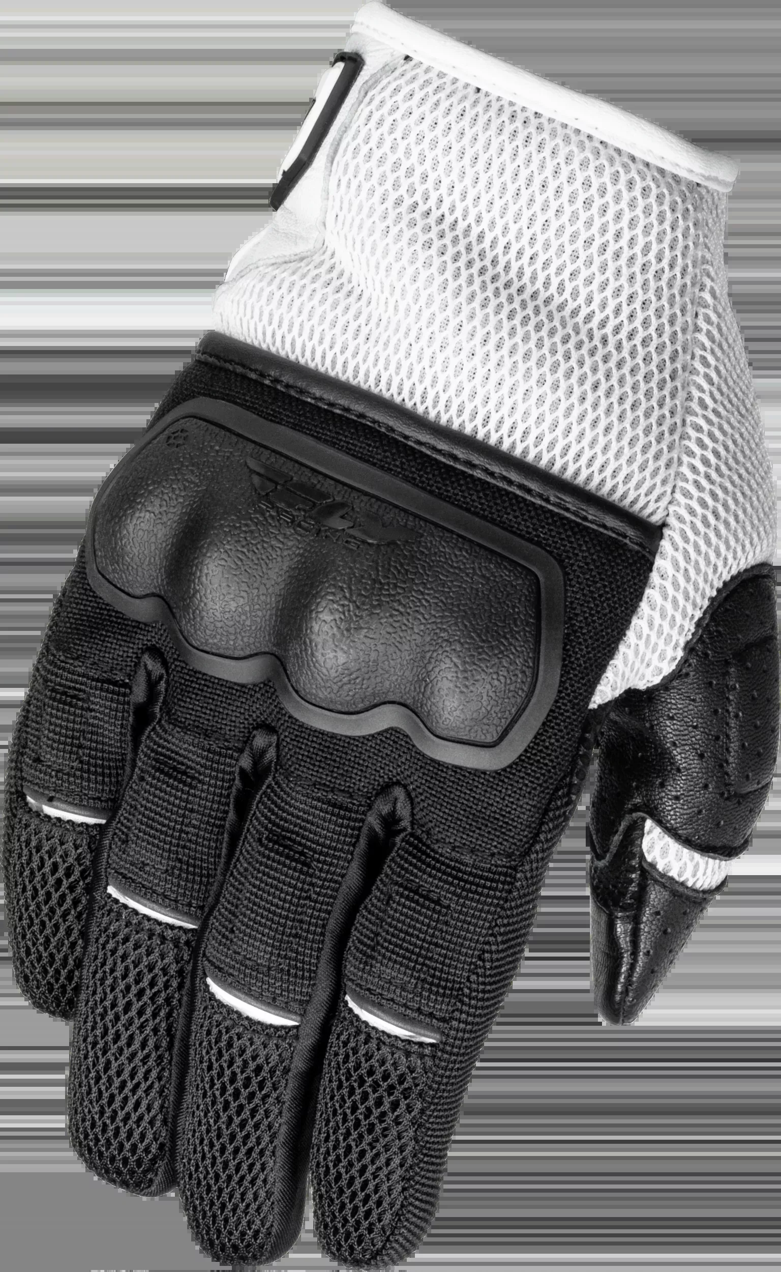 Fly Racing Women'S Coolpro Force Gloves Black/White Lg 476-6301L