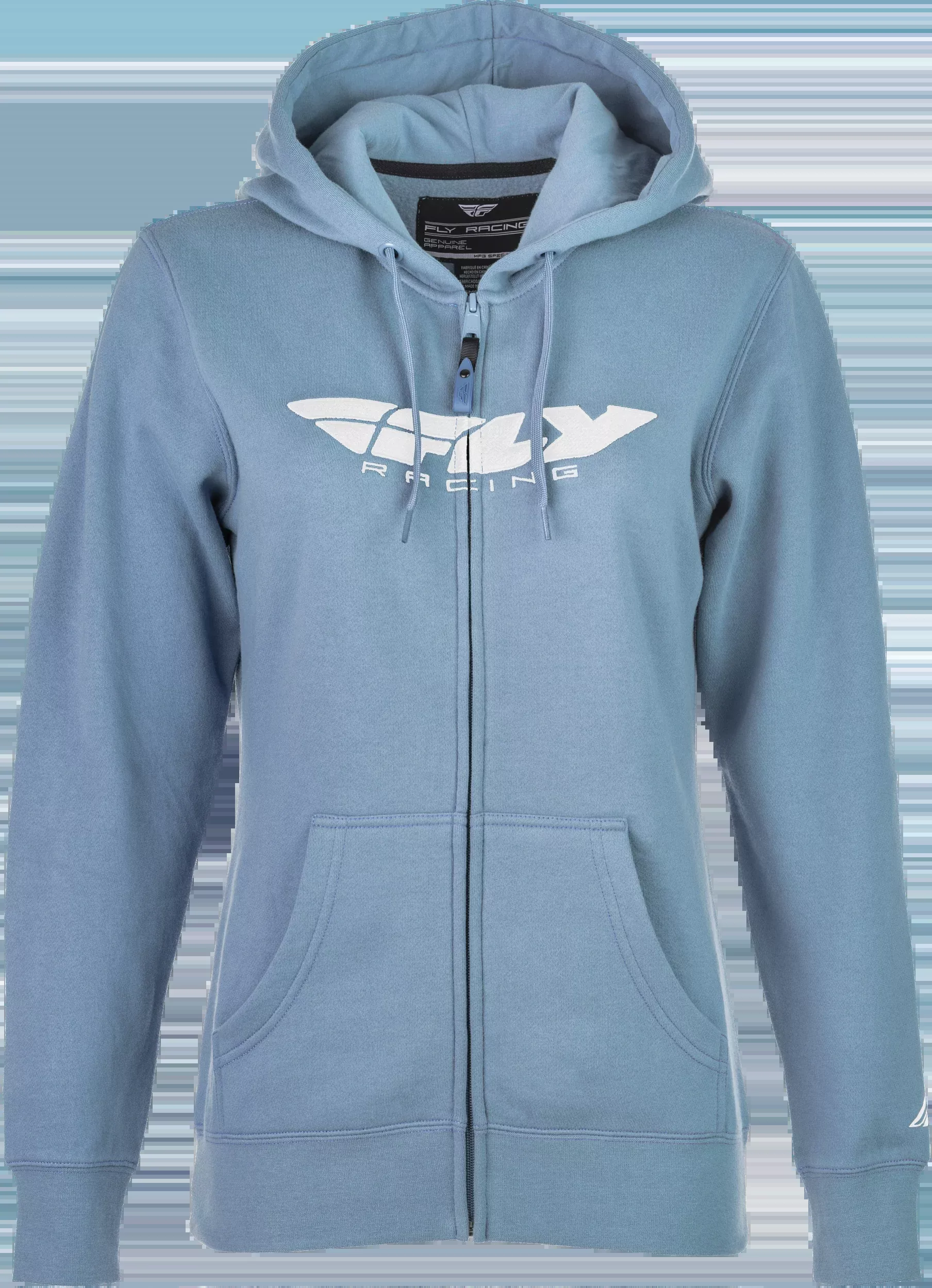 Fly Racing Women'S Fly Corporate Zip Up Light Blue Md 358-0063M