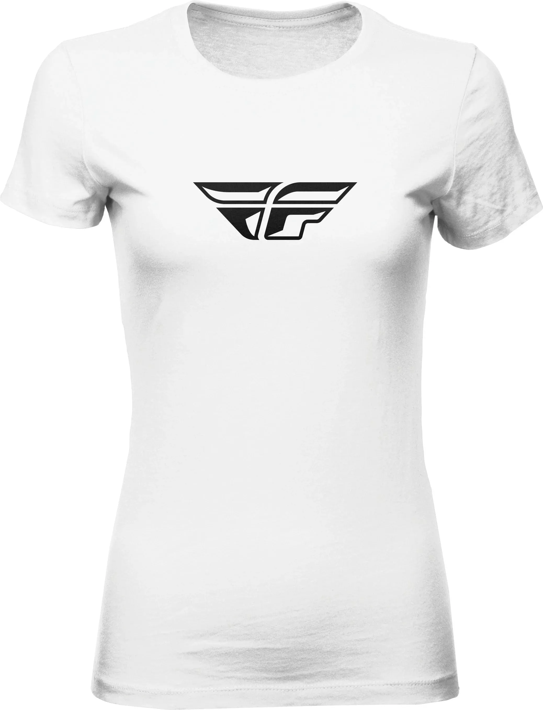 Fly Racing Women'S Fly F-Wing Tee White Sm 356-0481S