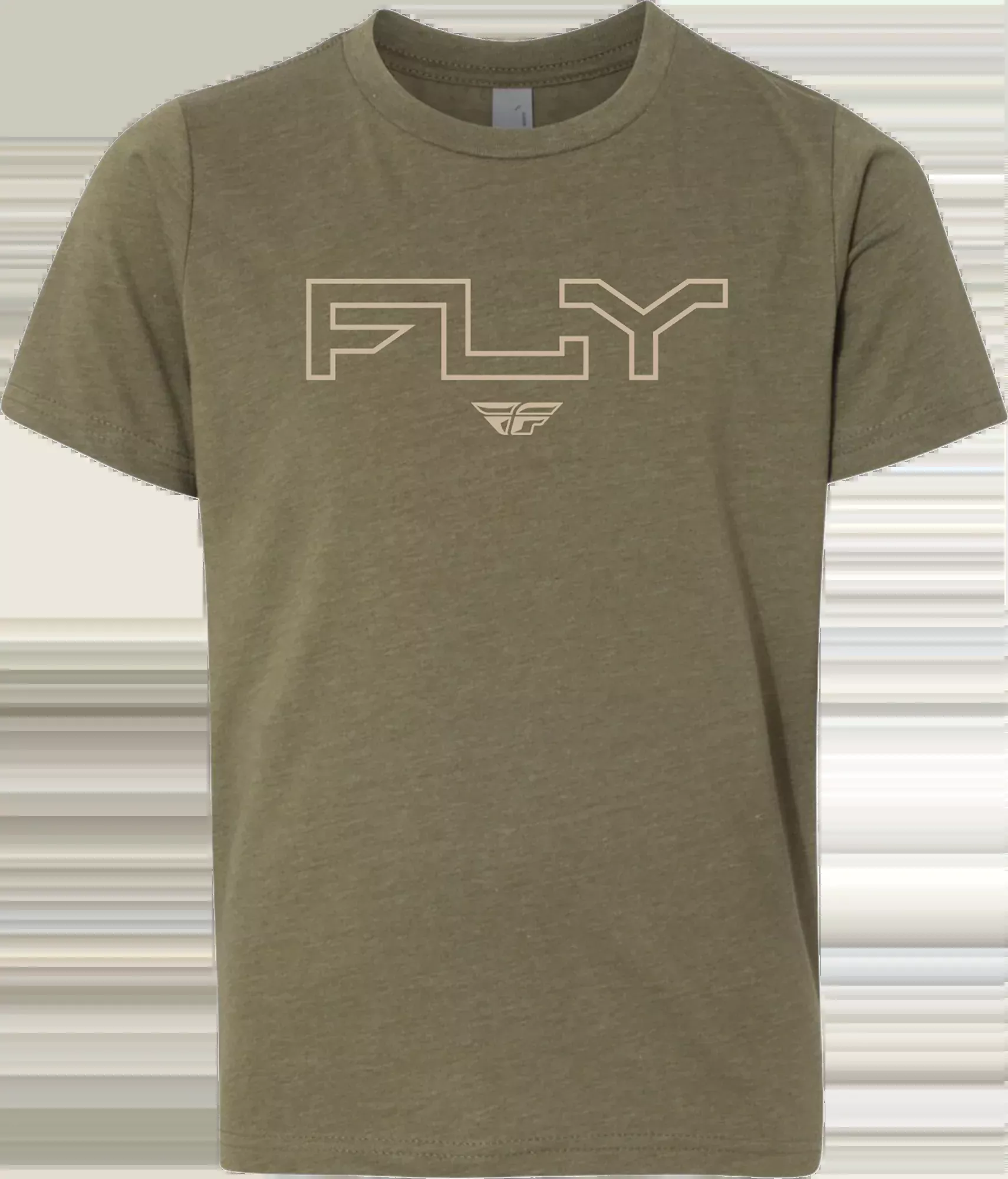 Fly Racing Youth Fly Edge Tee Military Green Ym 354-0312YM