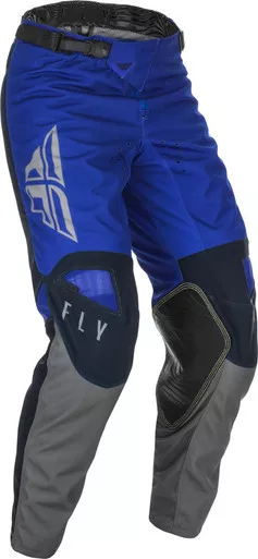 Fly Racing Youth Kinetic K121 Pants Blue Navy Grey