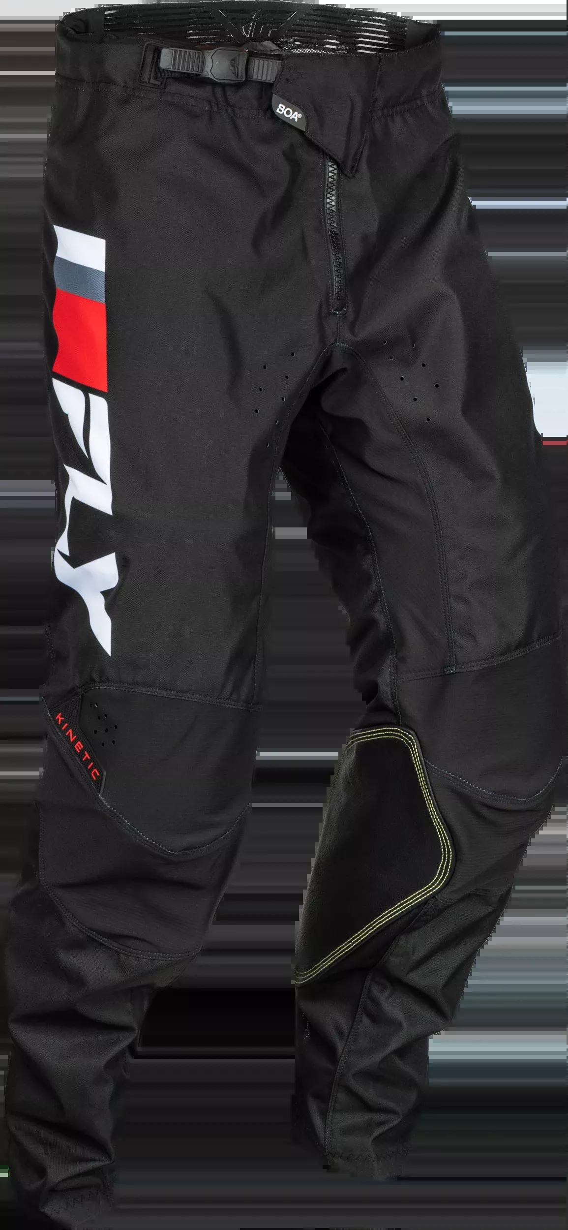 Fly Racing Youth Kinetic Prix Pants Red/Grey/White Sz 26 377-43226