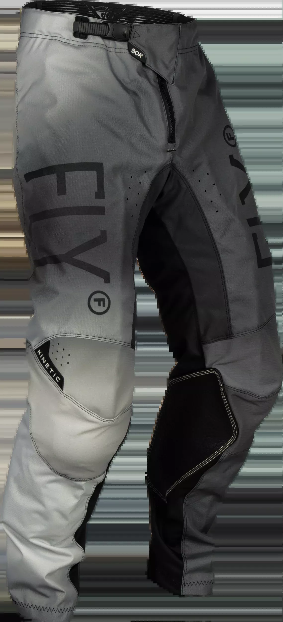 Fly Racing Youth Kinetic Prodigy Pants Black/Light Grey Sz 18 377-53518