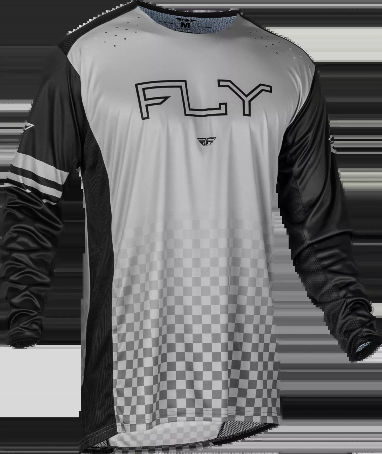 Fly Racing Youth Rayce Bicycle Jersey Black/Grey Yl 377-051YL