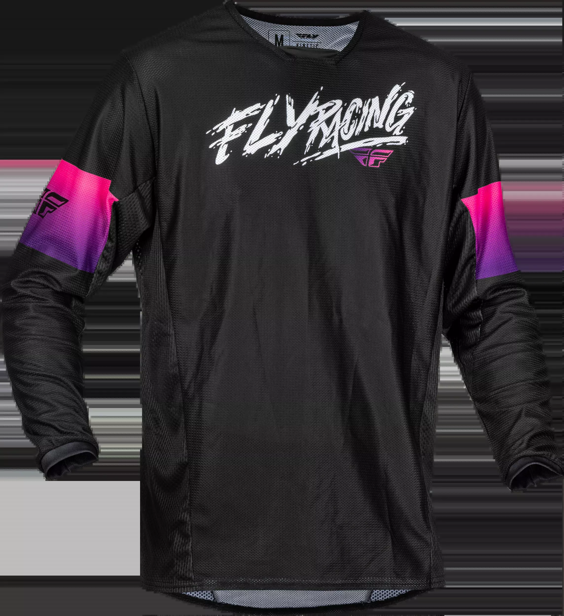 Fly Racing Yth Kinetic Mesh Khaos Jersey Black/Purple/Pink Ym 377-330YM