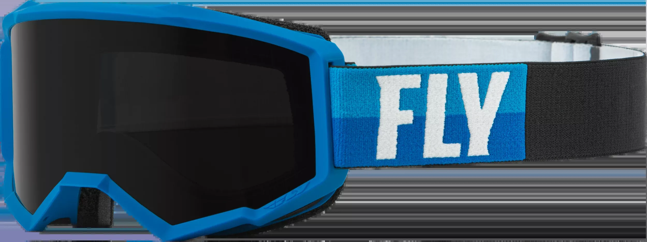 Fly Racing Zone W/C Goggle Blue/Black W/Dark Smoke Hydrophoc Lens 37-51673