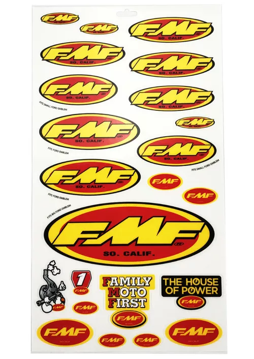 FMF Assorted Sticker/Decal Sheet (014800)