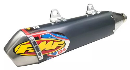 FMF Q4 Hex Spark Arrestor Aluminum/Stainless Slip-On Muffler (045556)