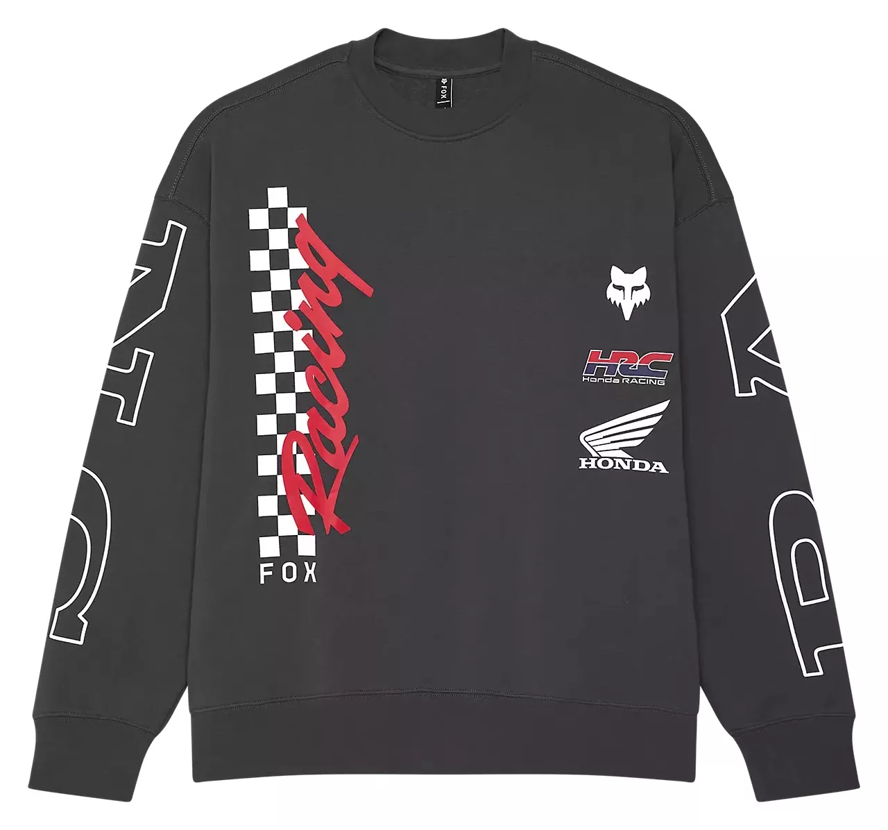 Fox Racing Honda Oversized Fleece Crew Sweatshirt