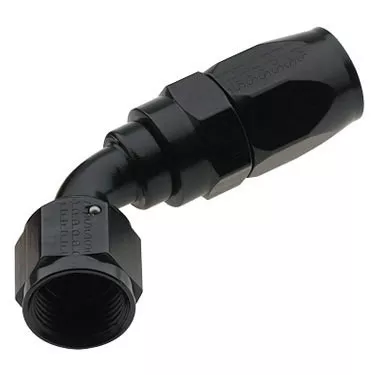 Fragola Hose Fitting #12 60 Deg. to #16 Hose Black 226013-BL