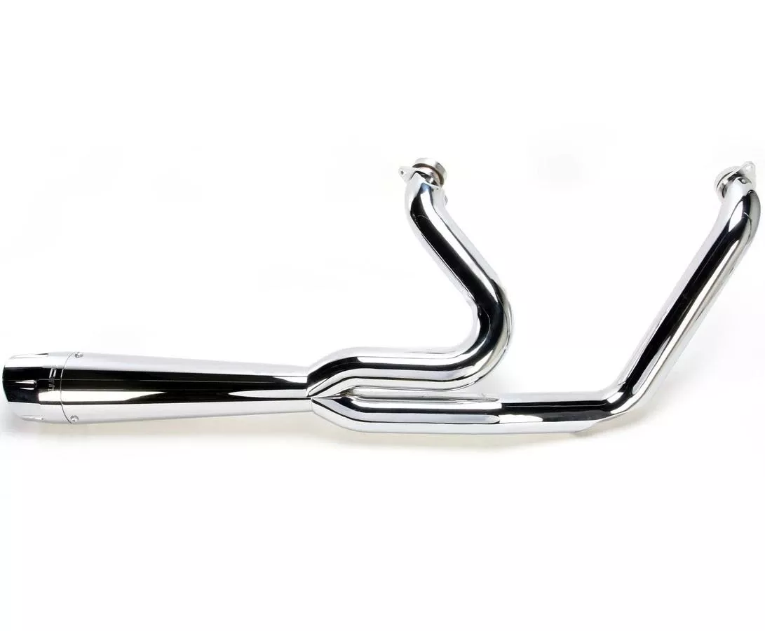 Freedom Performance Combat Outlaws 2-Into-1 Exhaust for '04-09Vulcan 2000 -Chrome w/ Chrome Tip