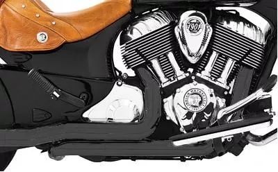 Freedom Performance True Dual Header for '14-18 Indian Chieftain, Roadmaster & Springfield - Black