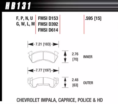 Full Size GM Magnum-Blk HB131M.595