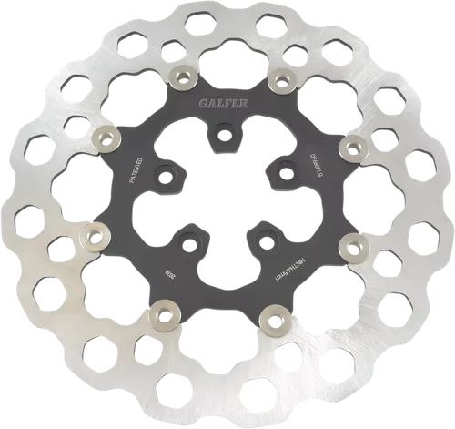 Galfer 11.5" Full Floating Cubiq Front Brake Rotor for 2000-2014 Harley* - Black