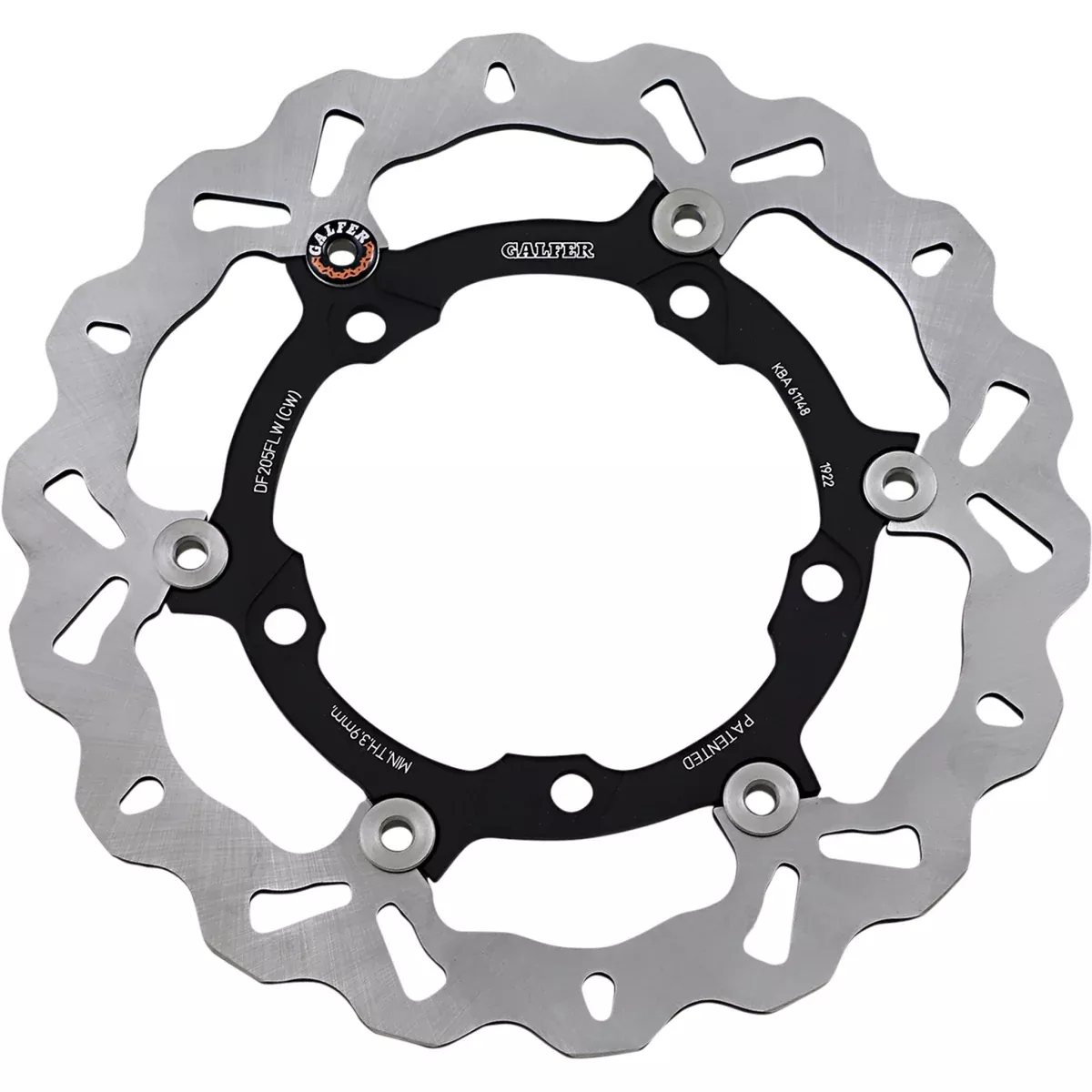 GALFER 1710-3806 DF205CW Wave Rotor Front Rotor
