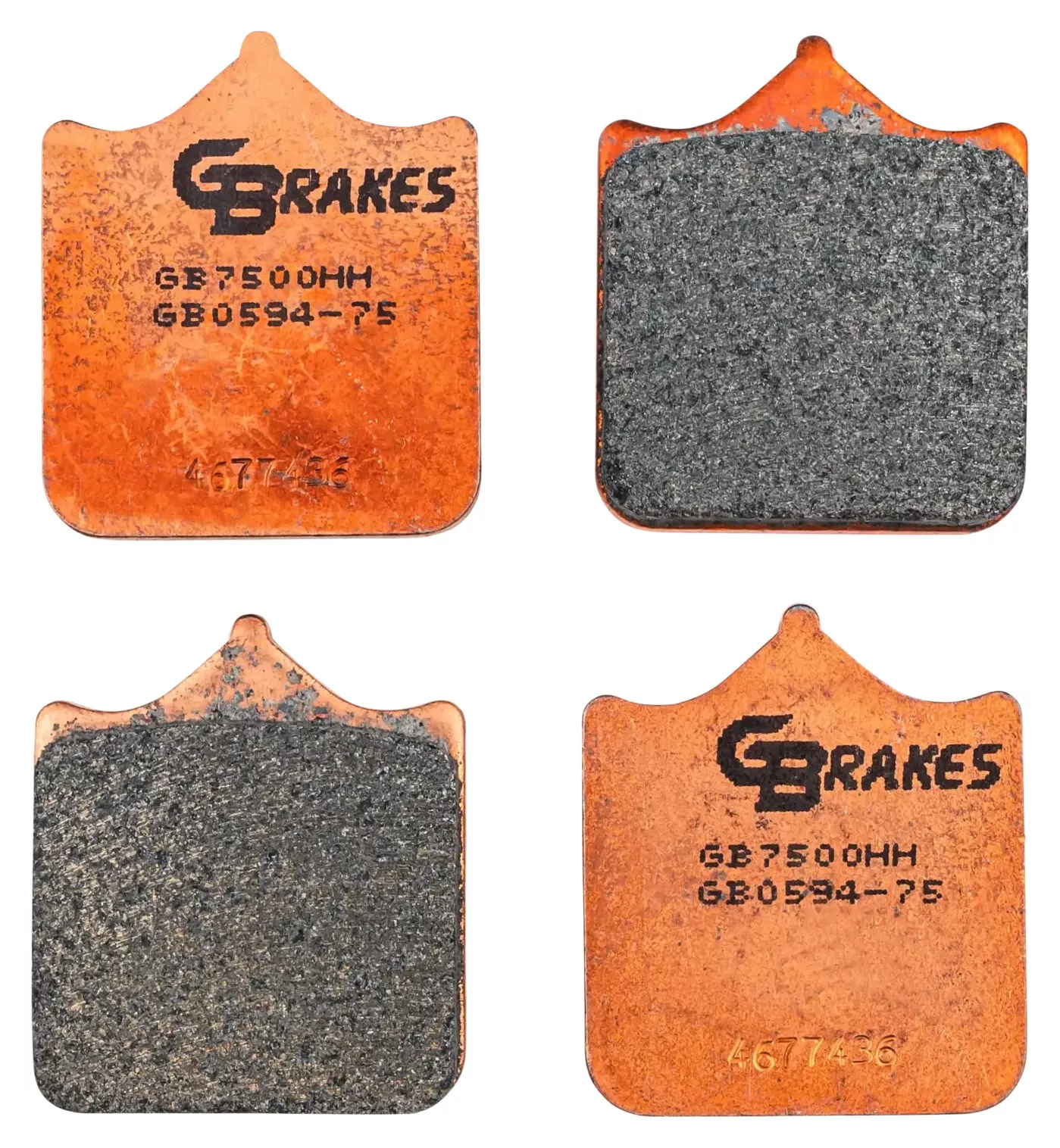 GBrakes HH Sintered Ceramic Front Brake Pads GB0594-75