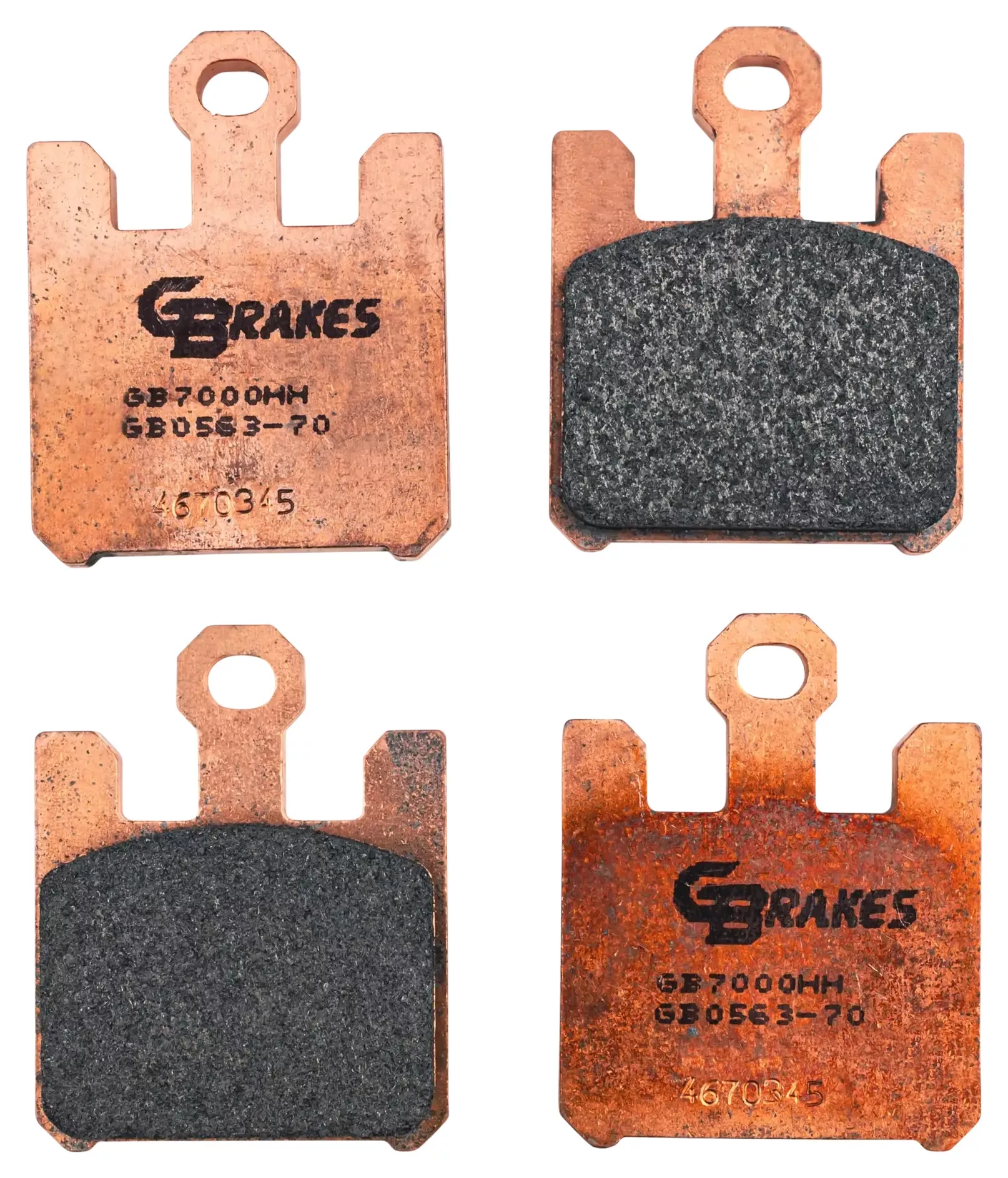 GBrakes HH Sintered Front Brake Pads GB0563-70