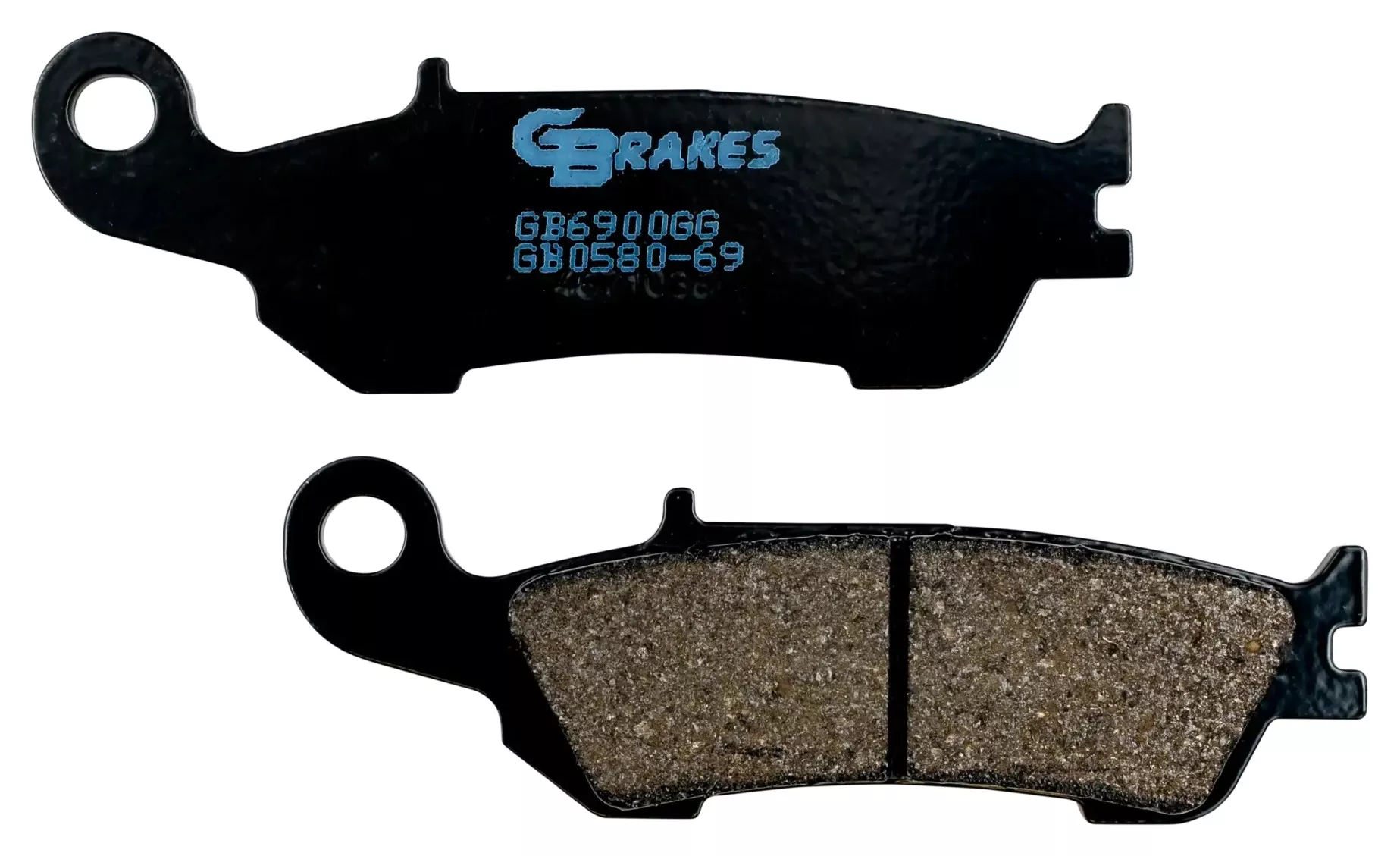 GBrakes Semi-Metallic Front Brake Pads GB0580-69