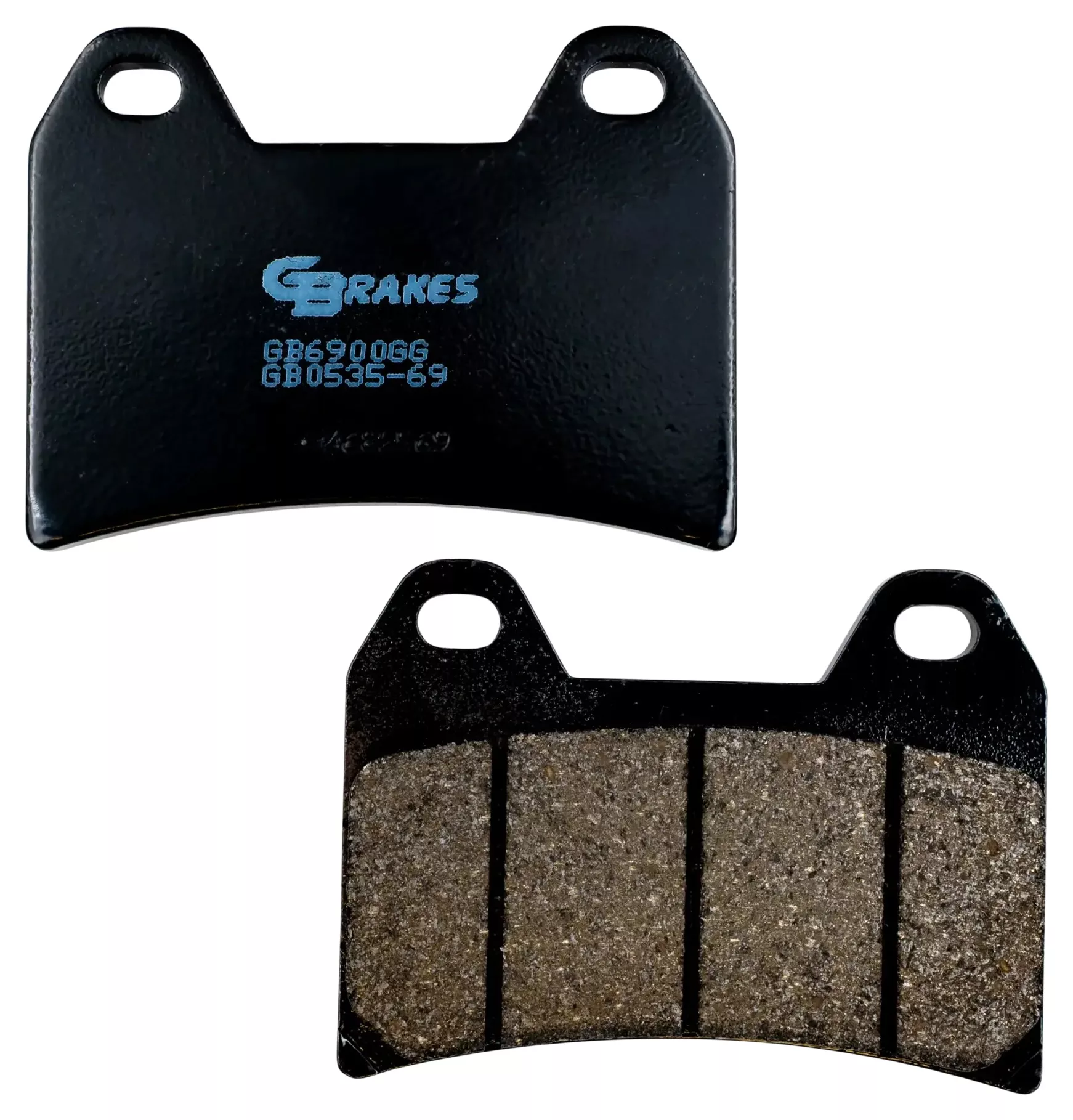 GBrakes Semi-Metallic Rear Brake Pads GB0576-69