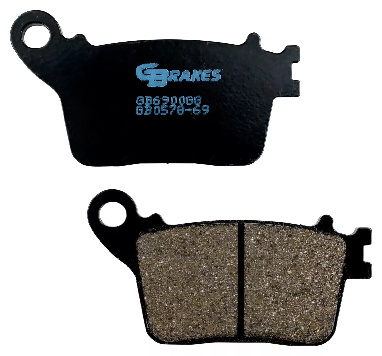 GBrakes Semi-Metallic Rear Brake Pads GB0578-69