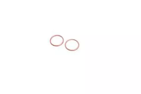 Genuine James Gaskets Round Copper Exhaust Port Gaskets for '66-84 FX & FL Models (Pair)