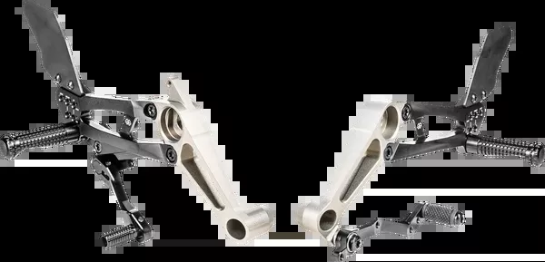Gilles Tooling FXR Rearset – Black – Aprilia