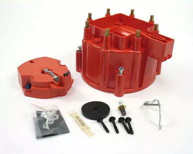 GM V8 Cap & Rotor Kit - Red D4001