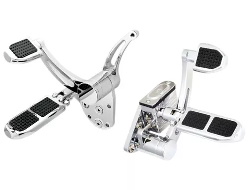 GMA Chrome Flat Surface Forward Controls (GMA-FC-200-C)