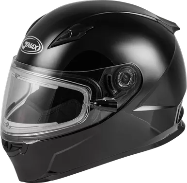 Gmax FF-49 Snow Solid Full Face Helmet Heated Shield White