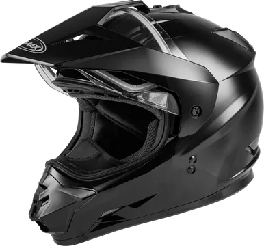 Gmax GM-11 Snow Solid Adventure Helmet Black