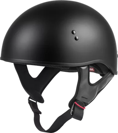 Gmax GM-45 Naked Half Helmet Solid Matte Black