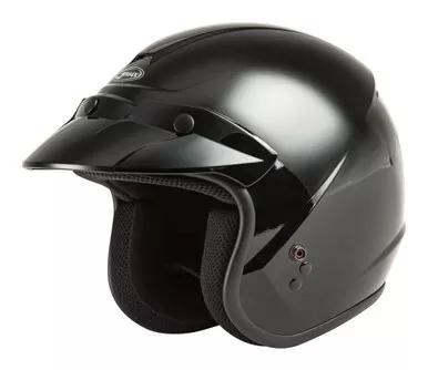 Gmax Youth OF-2Y Open-Face Helmet Black
