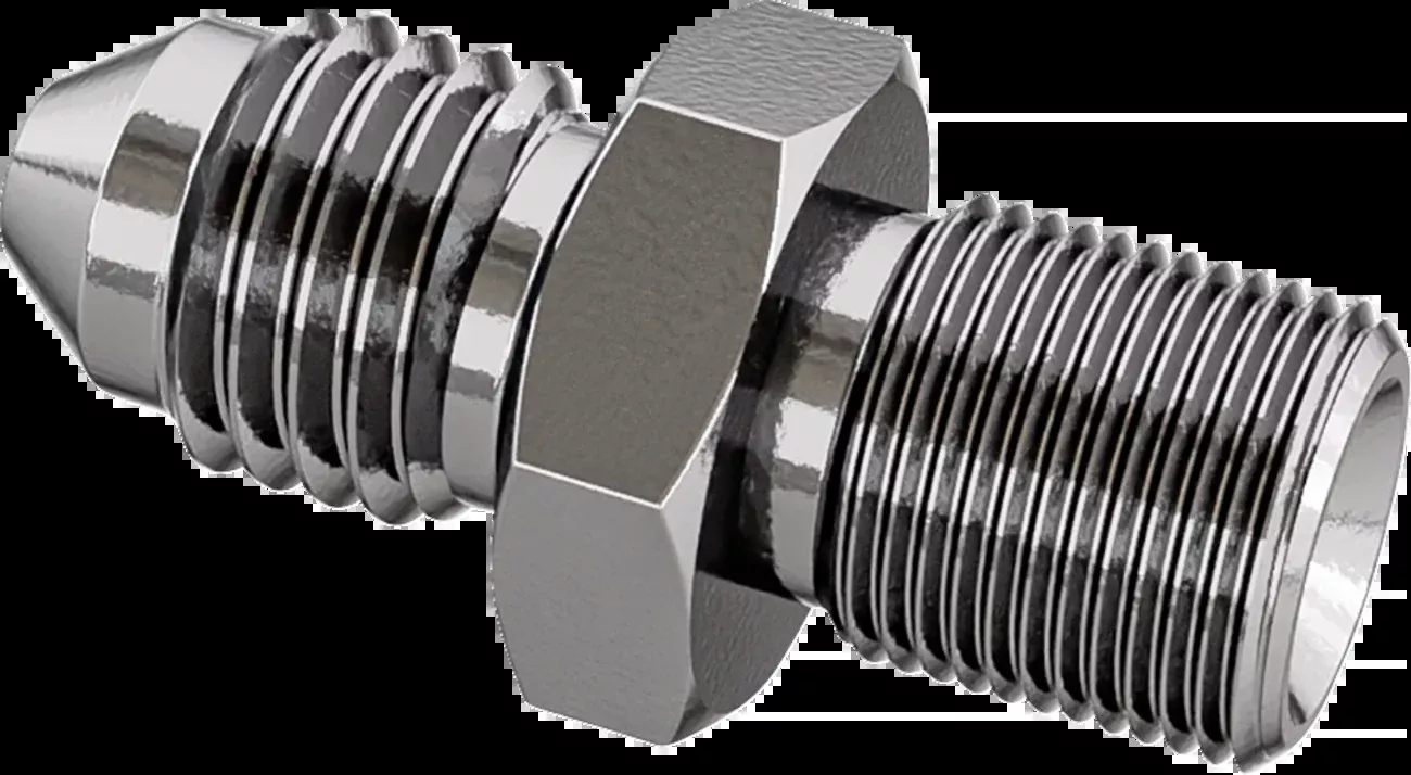 Goodridge Universal AN3 1/8" NPT Brake Line Banjo Fitting Adapter For Harley