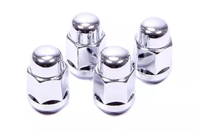 Gorilla Automotive 41187BCB Acorn Bulge Black Chrome Lugnut Set 4 pc