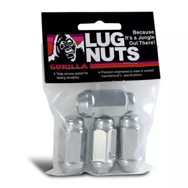 Gorilla Automotive 76147B 14mm x 1.50 Duplex Acorn Chrome Lug Nuts 4 pc