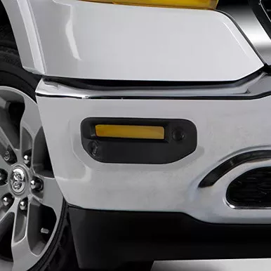 GT Styling GT0768FY Transparent Yellow Fog Light Covers
