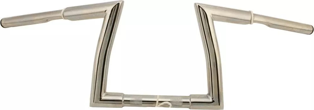 Hard Drive 1.25" Fat Z Handlebars for '82-Up Harley-Davidson - Chrome9"