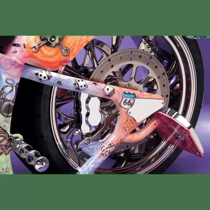 Hawg Halters Cust RSD FX/Flst 4PIS R/Caliper F/1"AXL