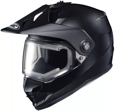 HJC DS-X1 Snow (Electric Shield) Solid Gloss Black Helmet