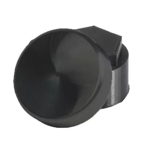 Hofmann Designs Smooth Fork Stem Nut Cap for Harley - Black