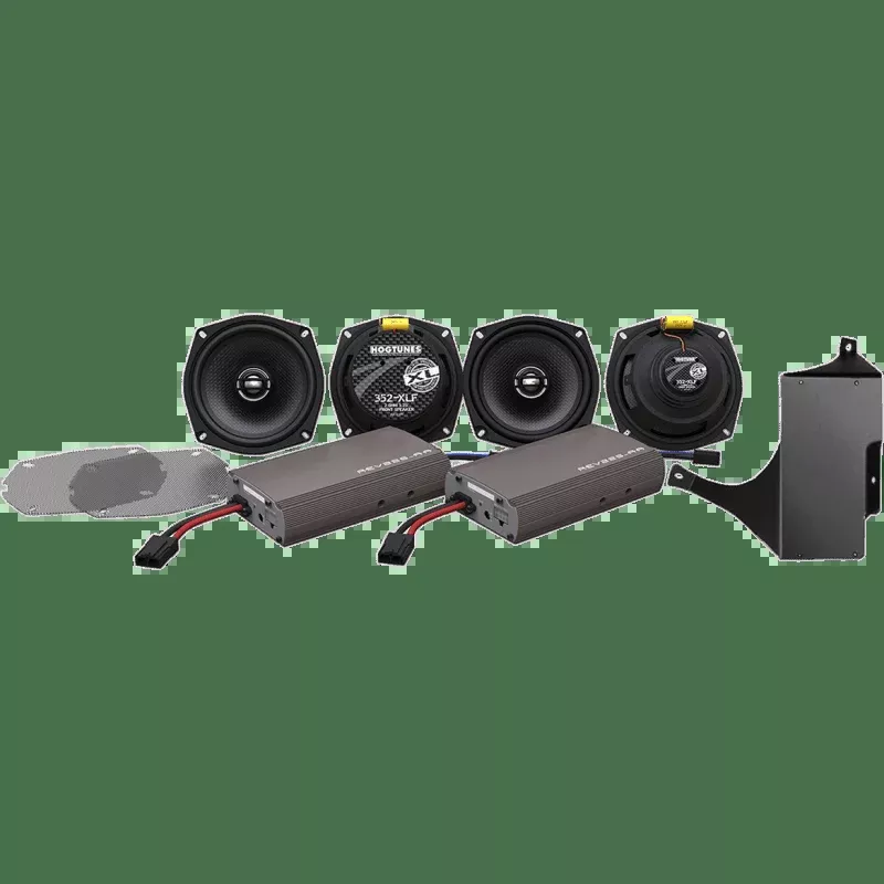 Hogtunes 450 Watt 4 Speaker Series Kit