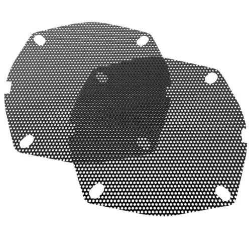 Hogtunes FLH Speaker Grilles - Black (SGF GRILL-AA)