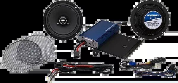 Hogtunes Front Speaker Kit – 225-Watt Amp