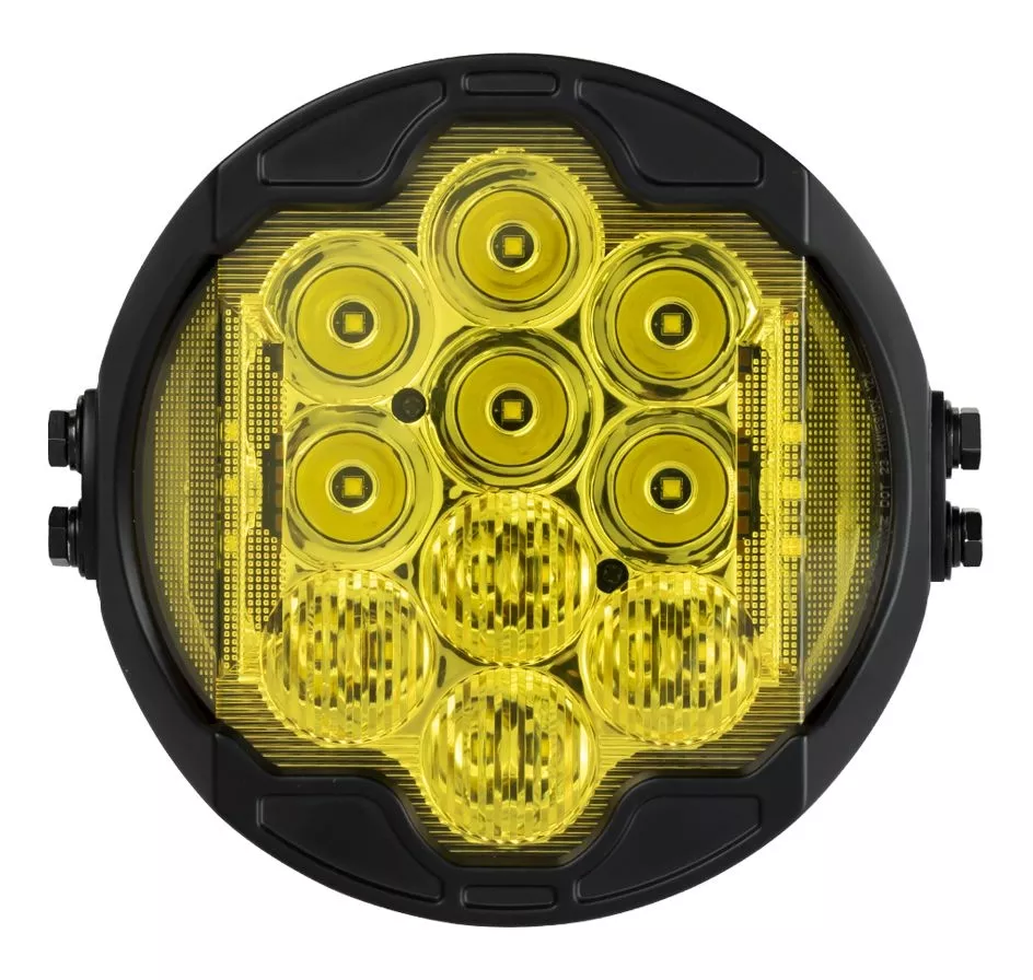 HogWorkz 7″ LED Goldtooth Performance Headlight For Harley Low Rider ST 2022-2026